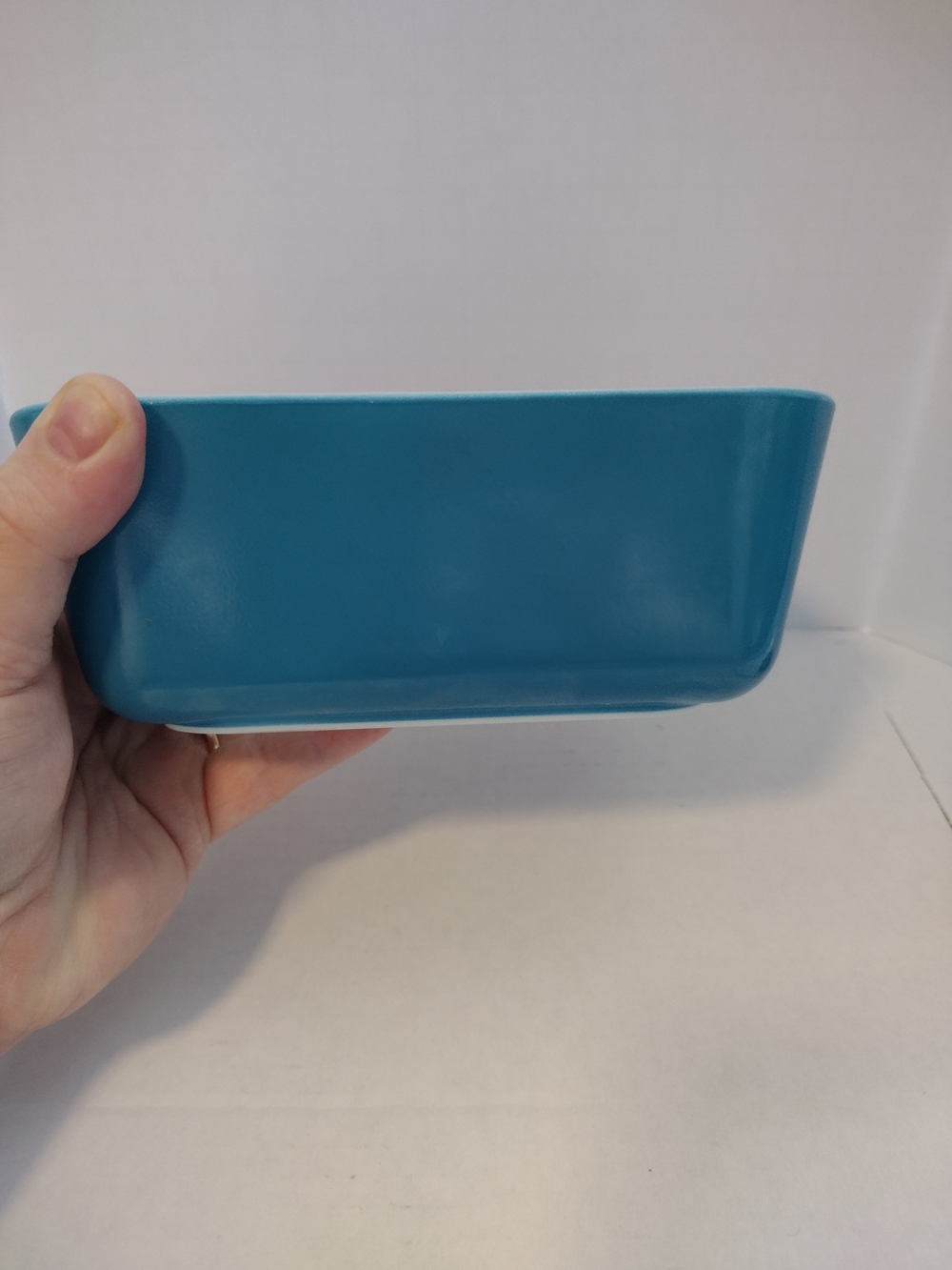 Pyrex Rectangular Blue Ceramic Baking Dish - Picture 2 of 10